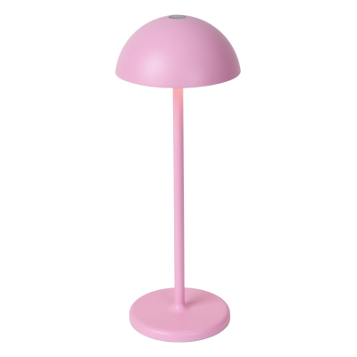 JOY - Zewnętrzna lampa stołowa ładowana przez USB - Ø 11,5 cm - LED Dim. - 1x1,5W 3000K - IP54 - Pink 15500/02/66 Lucide